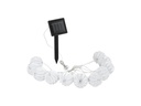 EGLO Leuchten Lichterkette Solar RGB 200 cm, Weiss