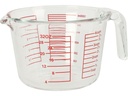 Nize Messbecher LUNU 1 Liter, Transparent