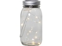 Star Trading Laterne Solar Jamjar Transparent
