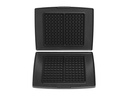 FRITEL Backplatten Waffeln 6 x 10 6 x 10 Schwarz