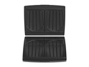 FRITEL Backplatten Sandwich Aluminium-Druckguss Schwarz