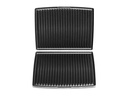 FRITEL Backplatten Grill Aluminium-Druckguss Schwarz