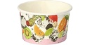 Papstar Eisbecher FRÜCHTE 150 ml 50 Stück, Mehrfarbig