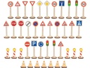 Goki Spielset Mein grosses Verkehrszeichen-Set 40-teilig