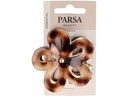 Parsa Beauty Haarklammer Blume Braun