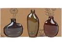 CHALET Chalet Glasvase Lou 3er Set Box