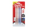 Sharpie Gelschreiber S-Gel Fashion, Blue / White, 4er-Set