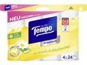 Tempo Toilettenpapier Premium Kamille  Rollen, 4-lagig, Weiss