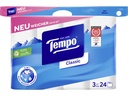 Tempo Toilettenpapier Classic  Rollen, 3-lagig, Weiss