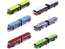 Majorette City Bus MAN + Avenio Tram, 6-sort. Metall, Freilauf