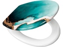 Kleine Wolke Toilettensitz Teal Grün