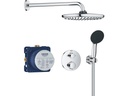GROHE Precision Unterputz Thermostat 25 cm Kopfbrause Chrom