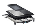 Steba Raclette RC4 Plus Deluxe Chrom Schwarz, 1450 W