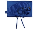Ailoria TRAVEL SET Tasche Schlafmaske Scrunchie S & M Seide Blau