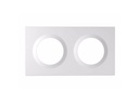 SONOFF Rahmen EF2G Doppel, weiss, Polycarbonat