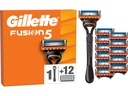 Gillette Herrenrasierer Fusion5 12er + Handstück