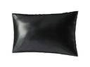 Ailoria Kopfkissenbezug Seide 100 x 65 cm Schwarz