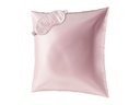 Ailoria Kissenbezug und Schlafmaske Set Seide, 80 x 80 cm, Rosa