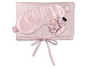 Ailoria Travel Set Tasche Schlafmaske und Scrunchie M Seide Rosa