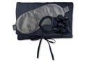 Ailoria Travel Set Tasche Schlafmaske Scrunchie S & M Seide Schwarz