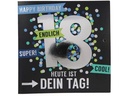Depesche Zahlenkarte mit Musik, quadratisch – Motiv 30 15.5 x 15.5 cm
