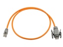 Wirewin Patchkabel Outdoor RJ-45 - RJ-45 Cat 6A, S/FTP, 10 m, Orange