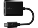 Belkin Adapter RockStar USB-C Audio + Charge Weiss
