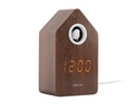 KARLSSON Digitalwecker Kuckuck Black wood veneer