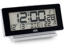 ADE Funkwecker mit Temperatur und Datumsanzeige, Weiss