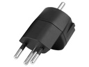 STEFFEN Fixadapter 3-Pol Deutsch auf Stecker CH T12 weiss, CEE7
