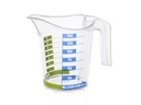 Rotho Messbecher Domino Dekor 3 dl, Transparent