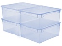 Rotho Aufbewahrungsbox Clearbox 5 l, 12 Stück
