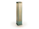 STT Windlicht Solar Antic Pillar Sofia, 78 cm, Aqua