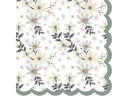 Paper + Design Papierservietten Blossom Bliss 33 cm x 33 cm, 20 Stück, Blau
