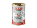 Grau Nassfutter Puppy – Huhn, Rind und Hirse 400 g