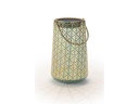 STT Laterne Solar Antic Sofia, Ø 20 cm, Aquamarine