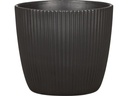 scheurich Blumentopf Aura Anthrazit, 19 cm