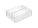 Yamazaki Schubladenbox Organizer M Tower 2er Set Schwarz