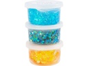 Creativ Company Modelliermasse Sequin Clay, Harmonie Pinktöne, 3 x 60 g