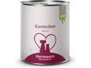 Herrmann's Nassfutter Kaninchen Reinfleisch 6 x 200 g