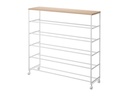 Yamazaki Schuhschrank Tower 90.5 x 87 cm Schwarz