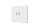 Ubiquiti Horizontal Paintable Keystone Wall Plate 2-Port, 4er-Pack