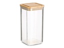 Zeller Present Vorratsdose Bambusdeckel 10 x 10 x 14.5 cm, 0.8 l