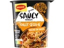 Maggi Fertiggericht Saucy Noodles Cup Huhn-Sesam-Geschmack 225 g