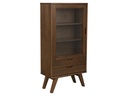 AC Design Vitrine A-Line Dunkelbraun72 x 36 x 145 cm