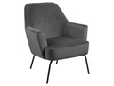 AC Design Sessel Melissa 75 x 83 cm Dunkelgrau