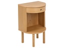 AC Design Nachttisch Paron Dunkelbraun, 40 x 31.5 x 60 cm
