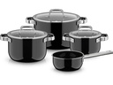WMF Kochtopf-Set Fusiontec Mineral Pro, Edelstahl, Grün