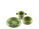 Lunasol Kindergeschirrset Ben 3-tlg, Weiss