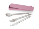 Brabantia Besteck-Set to go Make & Take 3-teilig, Silber